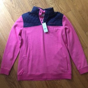 Pink Vineyard Vines Quarter Zip